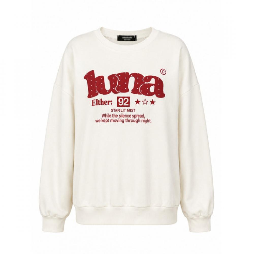 Shop Women S Korean Made Luna Daily SweaTShirT lS T ShirT Cream Oda wSh260090
