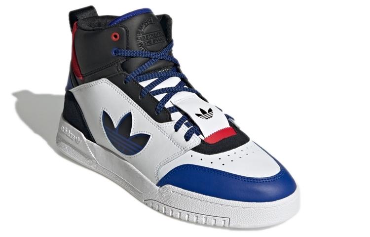 adidas Кроссовки Originals Drop Step Mid Top Белый/Черный/Синий GW6188