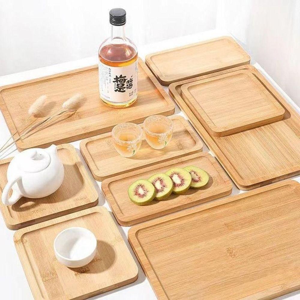 Storage Pallet Round Tableware Household Candy Holder Tea Tray Serving Tray Dessert Dinner Plate