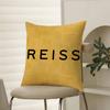 Простой изысканный принт в лондонском стиле Reiss-A Наволочка Комфорт Диван-кровать Шелковистая элегантная Невидимая молния Декоративная наволочка