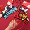 Cartoon 2026 Happy New Year Headband Red New Year Headdress Kawaii Horse Year Hairband  Children