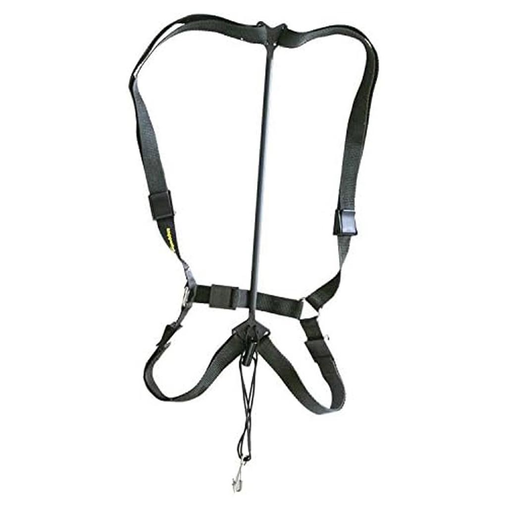 Zappatini Synthesis Saxophone Strap Regular Size Black, Ergonomic Support Harness for Alto, Tenor, Soprano Sax