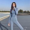 New spring velvet warm professional Pilates training yoga clothes top women's fitness running sports jacket