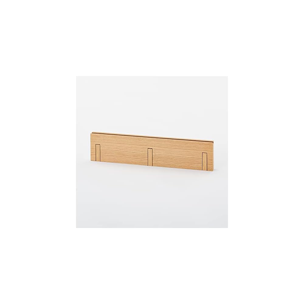 Настенная мебель MUJI, Вешалка с 3 крючками, Дуб, 44 см (W) х 25 см (D) х 10 см (ЧАС), 44505083