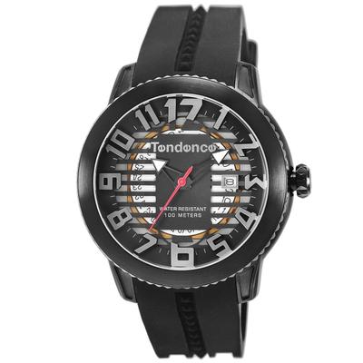 Tendence DOME Black Quartz Men's TY013002 Wrist Watch