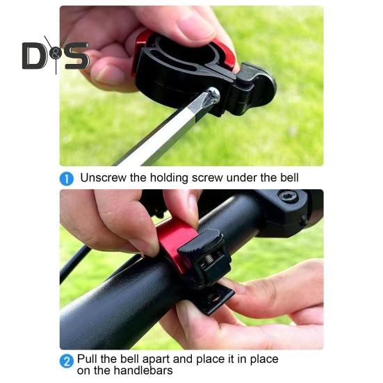 Велосипедный звонок легкий 90 дБ четкий громкий звук универсальный складной горный велосипедный руль сигнальный звонок аксессуары для велосипеда