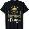 Гага Футболка для празднования дня рождения в стиле «Король дня рождения»