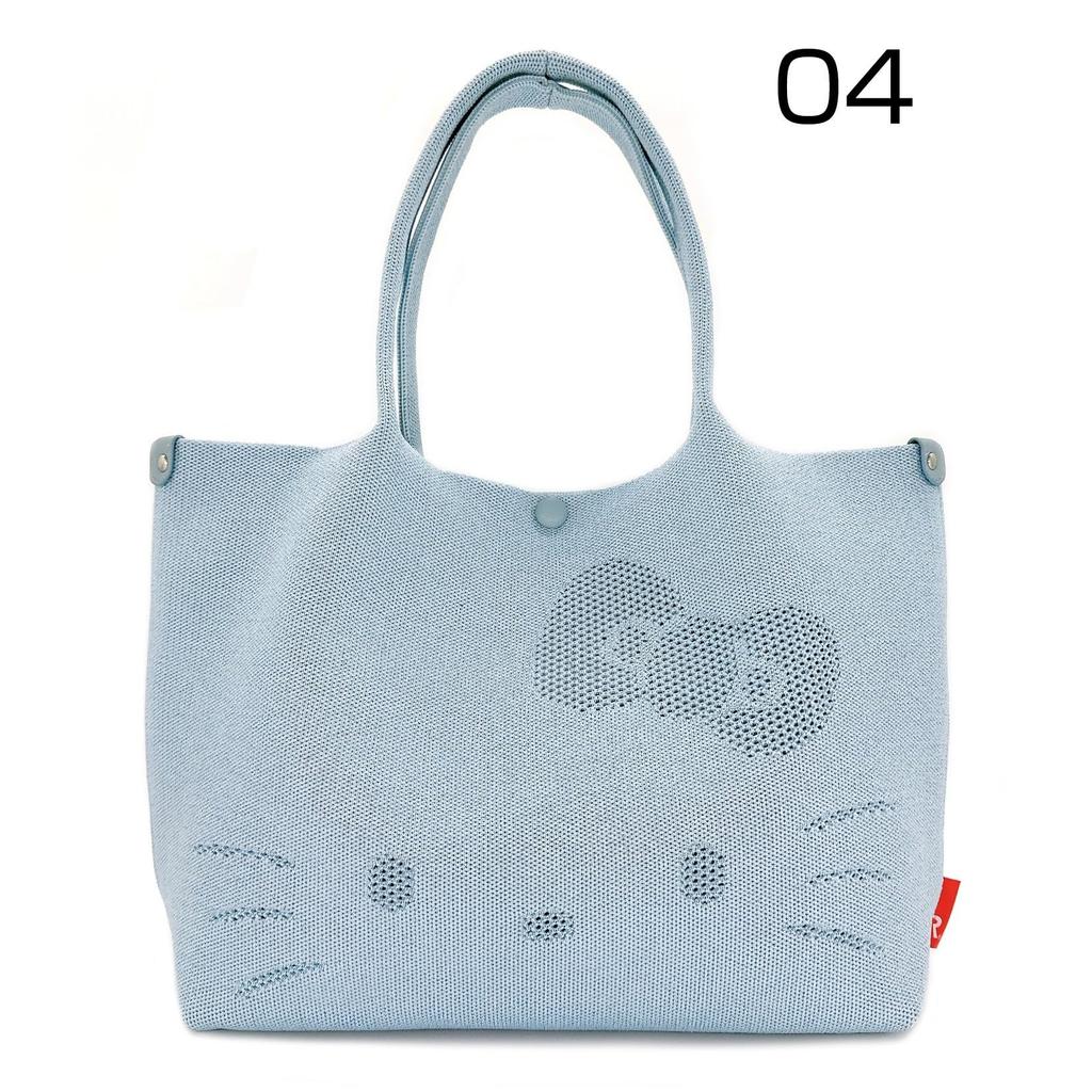 Sanrio Lightweight Washable Knit Small Tote Bag 8473 [Rootote] IP.Deli.Ruful.-C (04. soda)
