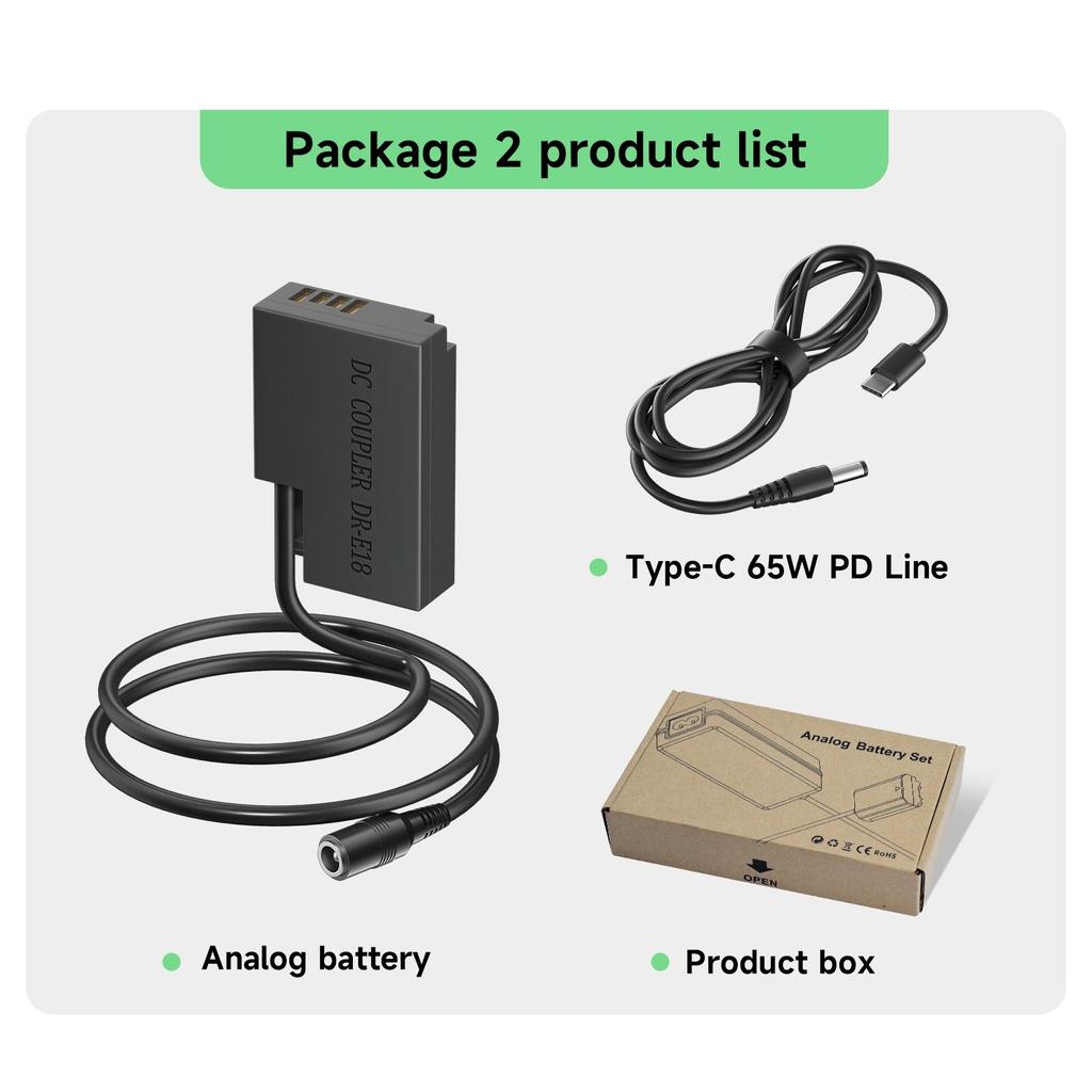 LP E17 LP E17 ACK-E18 DRE 18, фиктивная батарея и аккумулятор постоянного тока, USB-кабель для Canon EOS 77D 200D 250D 750D 760D 800 D850 D8000 D9000 D RP