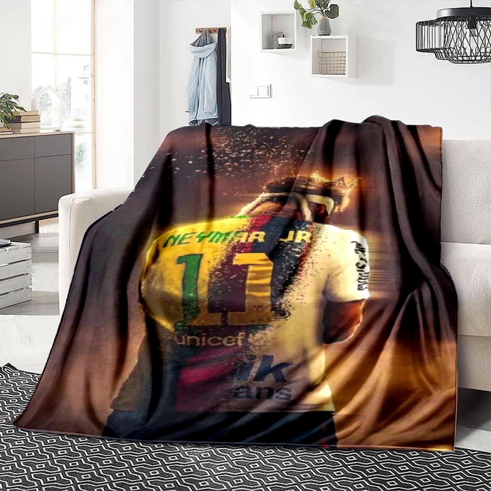 Prince Soccer printed flannel breathable and warm blanket, a stylish home gift, suitable for home, office and bedspread use. 15a166