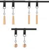 Рукоятка для подтягиваний Рукоятка для хвата Запястье Сила Тренировка Зал Мышцы рук Тренировка Рукоятка Деревянная Рукоятка для подтягиваний Простая в использовании