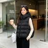 Autumn and winter vest new hooded cotton vest vest fashionable warm loose women's coat outside