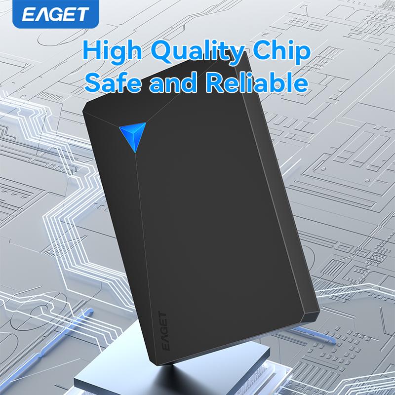 EAGET Портативный внешний жесткий диск HDD — ультрапортативное внешнее решение для хранения данных с огромной емкостью USB 3.0 для ПК, Mac, PlayStation