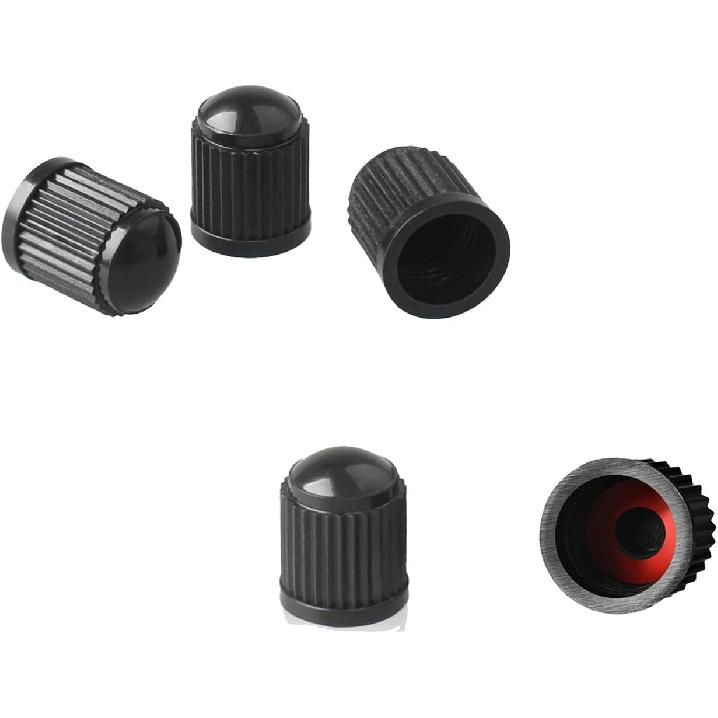 5 Pack Screw-on Valve Cap Stem Extension Extender Adapter + 5 Pack Universal Stem Covers Tire Valve Caps for Auto Car Wheel Bike Truck Motorcycle SUV