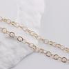 Тонкая однотонная цепочка из золота 14K Gold Filled + крученая цепочка из серебра S925, двухцветная цепочка из смешанного металла для изготовления ожерелий, браслетов, бижутерии своими руками