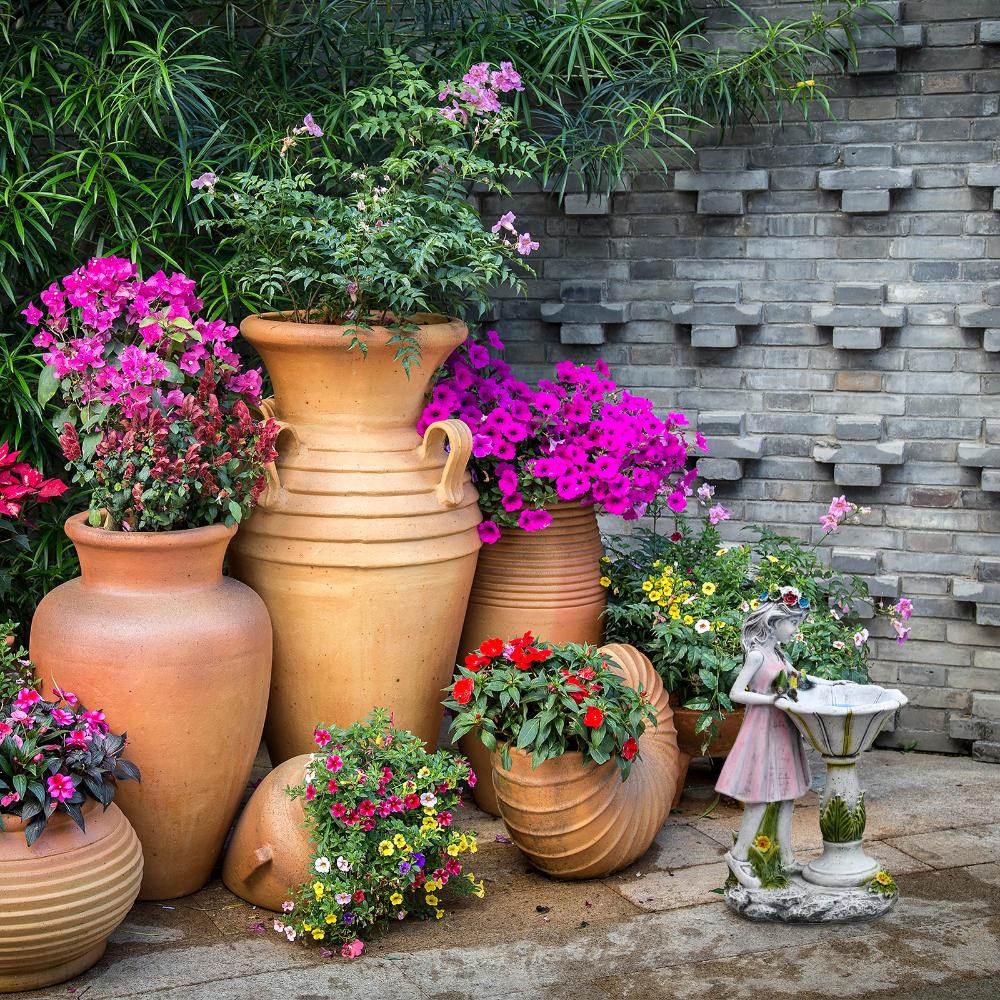 Сказочная садовая статуя, фигурка ангела из смолы, солнечный свет, уличный цветочный сказочный светильник, фонарь для двора, ландшафтный декор