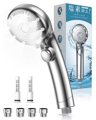 RUNCTY Душ Модель 2025 с Улучшенным Фильтром для Удаления Хлора и 6 Режимами Воды: Пузырьковая Вода, Вода для Очистки Воды, Вода для Волос, Вода для Очистки Воды, Вода для Душа, До Воды