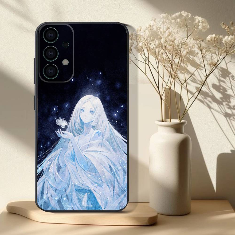 Игровой чехол для телефона Onmyoji для Samsung S 25,24,23,22,30,21,10,9,Ultra,Plus,Lite,FE,4,5 G Мягкий черный чехол