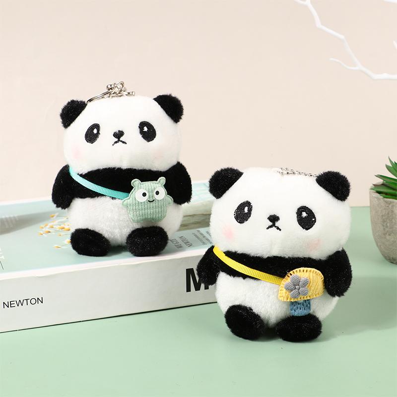Kawaii плюшевая игрушка панда брелок милый плюшевый брелок в виде животного рюкзак кулон брелки игрушки подарок на день рождения для детей