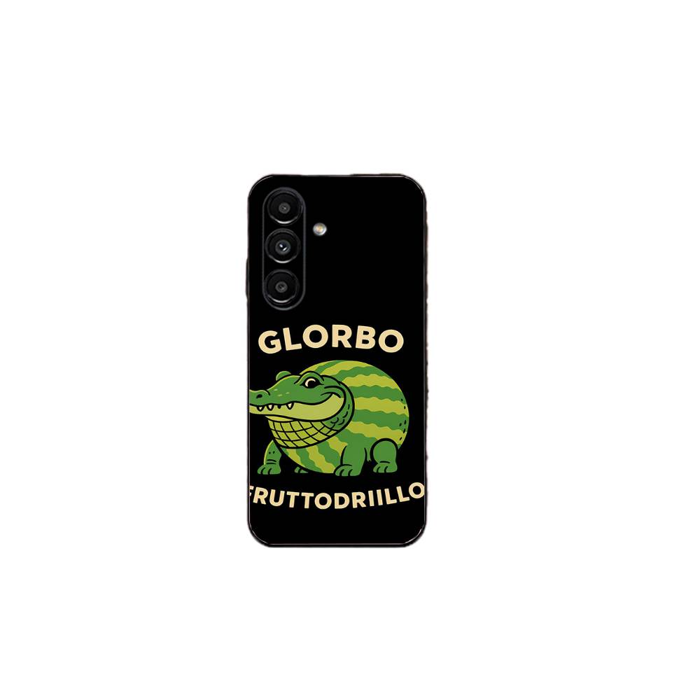 Animals Italian Brainrot Phone Case For Samsung S25,S24,S23,S22,S21,S20,Ultra,Plus,FE Black Soft Cover