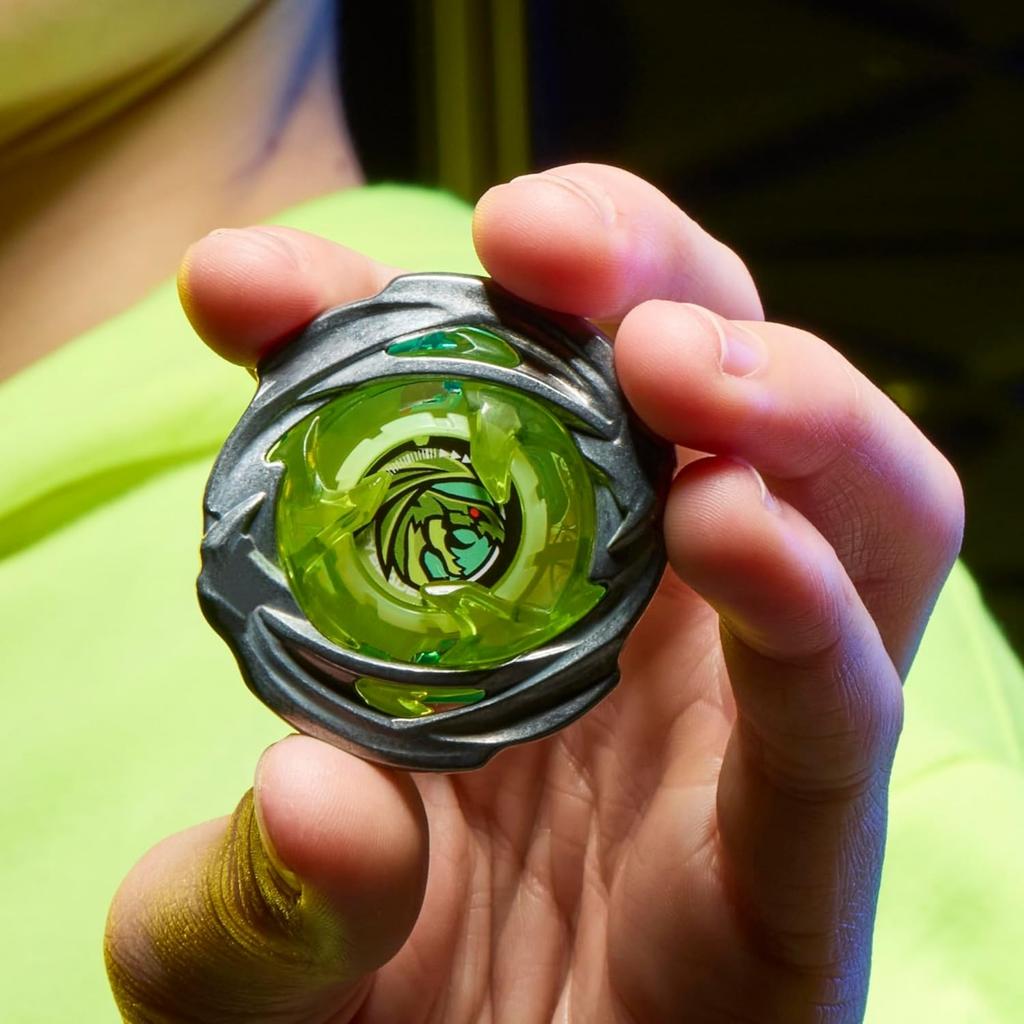 BeyBlade Боевой набор X Drop Attack с ареной Beystadium Takara Tomy Волчки 2 Impact Drake Hover Wyvern Игра для битв Рекомендуется для возраста от 8 лет и - &
