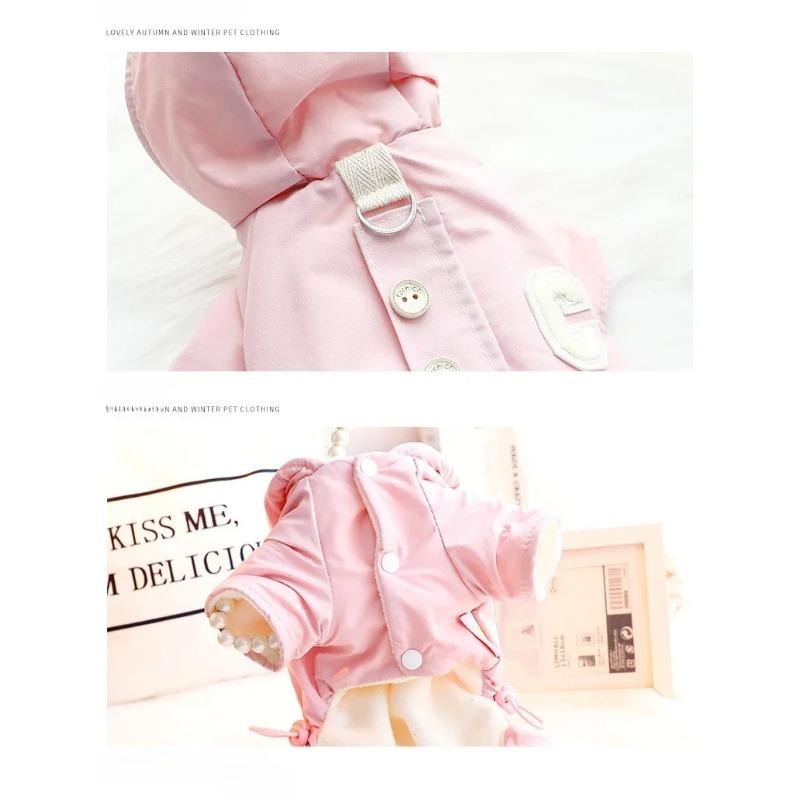 Зимний теплый комбинезон для собак, одежда для животных, куртка, комбинезон для чихуахуа для маленьких и средних собак, комбинезоны