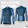 Мужская профессиональная велосипедная джерси Lampada - С длинным рукавом, дышащая, облегающего кроя для весны/осени.