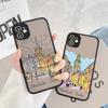 Travelling world travel Street painting Phone Case For Iphone 15 14 13 11 12 Pro Max 7 8 PLUS SE2 X XS XR Hard Matte Back Cover