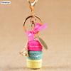 New Cake Key chain fashion car Key Ring Women bag charm accessories France Cake Macarons with Eiffel Tower Keychain gift Jewelry