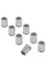 ZETA RACING Titanium Exhaust Nut Set M8 General Purpose Dirt Freak DIRTFREAK D6972 Model P1.25 (8 Pieces) (Old Number ZT36-1088)
