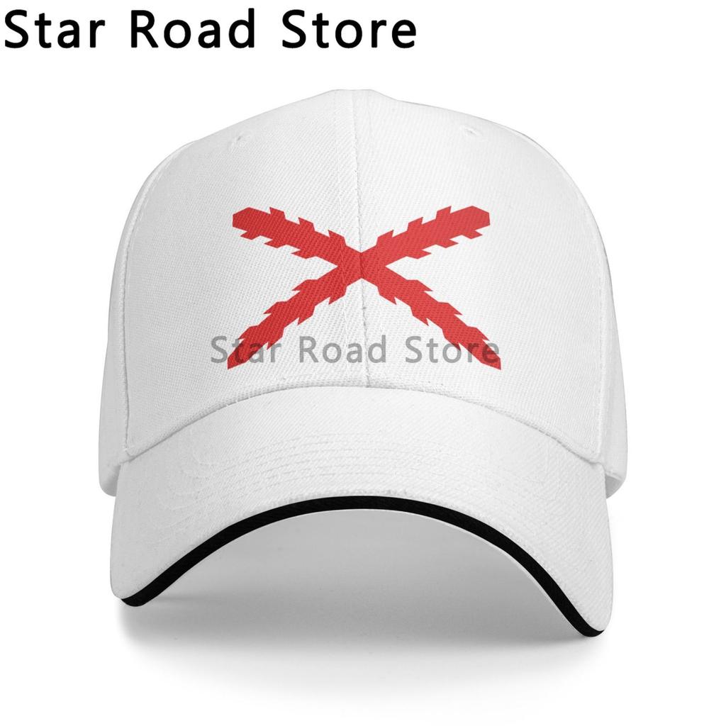 Spanish Burgundy Cross Unisex Baseball Cap Burgundy Cross Distressed Washed Hat Classic Outdoor Summer Unstructured Soft Sun Cap