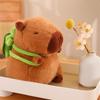 23cm Internet Celebrity Capybara Plush Toy Turtle Shell Backpack Capybara Doll Home Decor Children's Gift Plushies Capybara