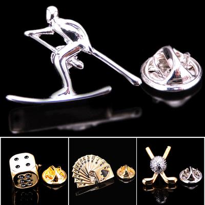 Изысканная эмалированная брошь-саксофон, брошь в стиле рок-музыка, мужской значок на булавке, значок на шарфе