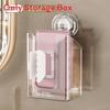 Modern Sucker Wall Mounted Wipe Box For Bathroom Bedroom Organization