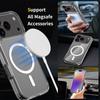 Magnetic Transparent Full Coverage Protective Case for Apple iPhone 17 Pro Max and 16 Plus