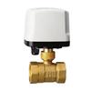 1/2" 3/4" 1" IP65 Водонепроницаемый Моторизованный Шаровой Кран 3-проводной 2-контактный Нормально Закрытый Латунный Электрический Шаровой Кран 8 Нм Крутящий Момент