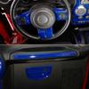 Dashboard Central Control Steering Wheel Co-pilot Handle Decoration Interior Kit Fit for Jeep Wrangler JK 2011-2017 Car Accessories
