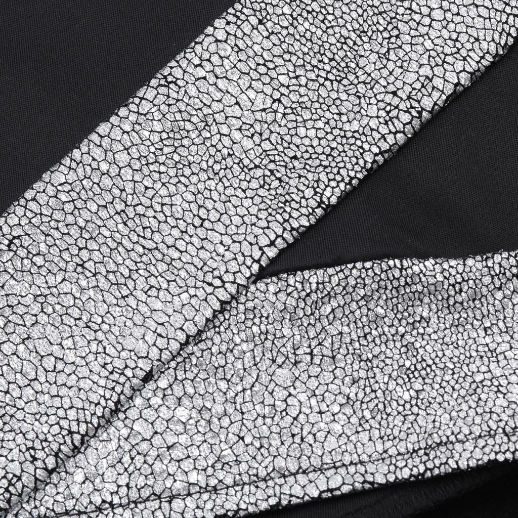 Женское модное кружевное сетчатое платье с блестками в стиле пэчворк с длинным рукавом и круглым вырезом