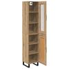vidaXL Highboard Artisan-Eiche 34,5 x 34 x 180 cm Holzwerkstoff