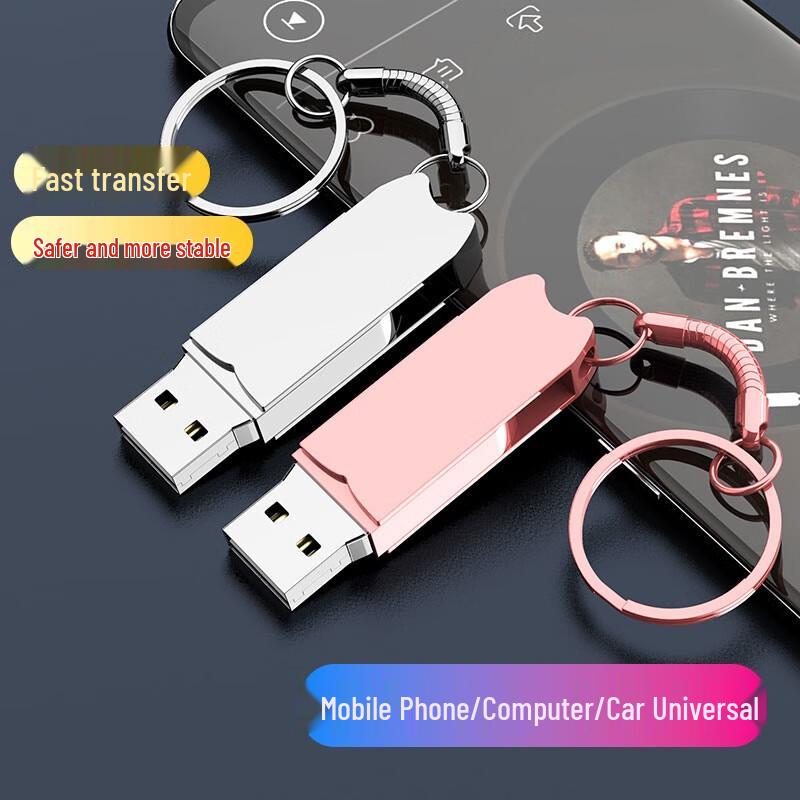 Металлический USB2.0 флеш-накопитель Qiaopin