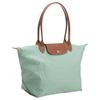 Longchamp Сумка-тоут Le Pliage Original, складная, из переработанного холста, для покупок, на плечо, большая, женская, светло-зеленая L1899089P99