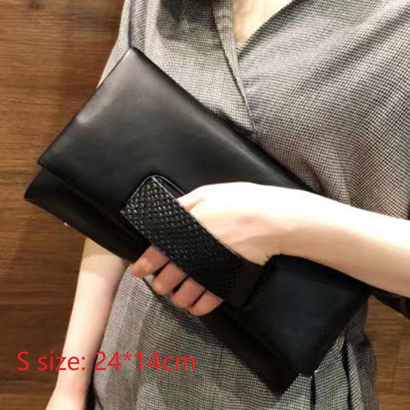 Serpentine Pattern Women Genuine Leather Clutch Bag Patchwork Ladies Chain Cowhide Shoulder or Crossbody Bags