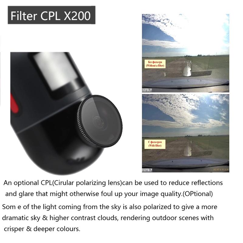 for 70mai X200 Electrostatic Sticker for 70mai X200 Omni Mount  for 70mai Omni X200 CPL Filter for 70mai Tools pack