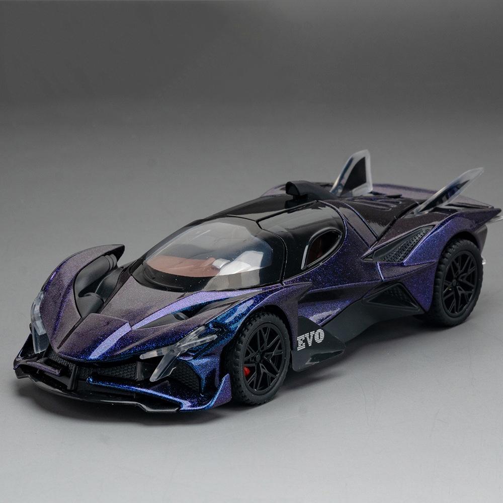 1:32 Apollo EVO Суперкар Сплав Литье под давлением Мини-авто Модель автомобиля Звук и Свет Mini GT Коллекционные предметы Хобби Подарки на День Рождения С Другом