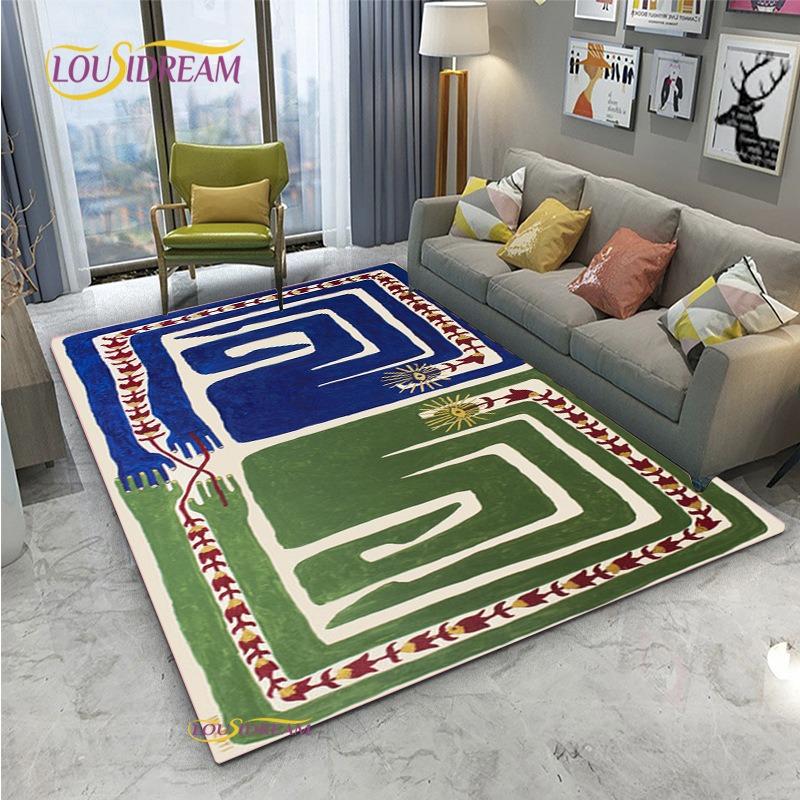 Vintage Black Gothic Skull Damask Halloween Area Rugs Carpet Bedroom Washable Cartoon Doormat Home Decor Rug Non-slip Floor Mat