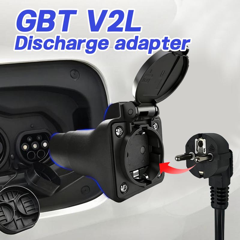 BYD V2L Электромобиль Разрядка GBT На US Plug Трехштырьковая Розетка 16A адаптер Для Преобразования Электромобиля В AC Розетку Зарядное устройство