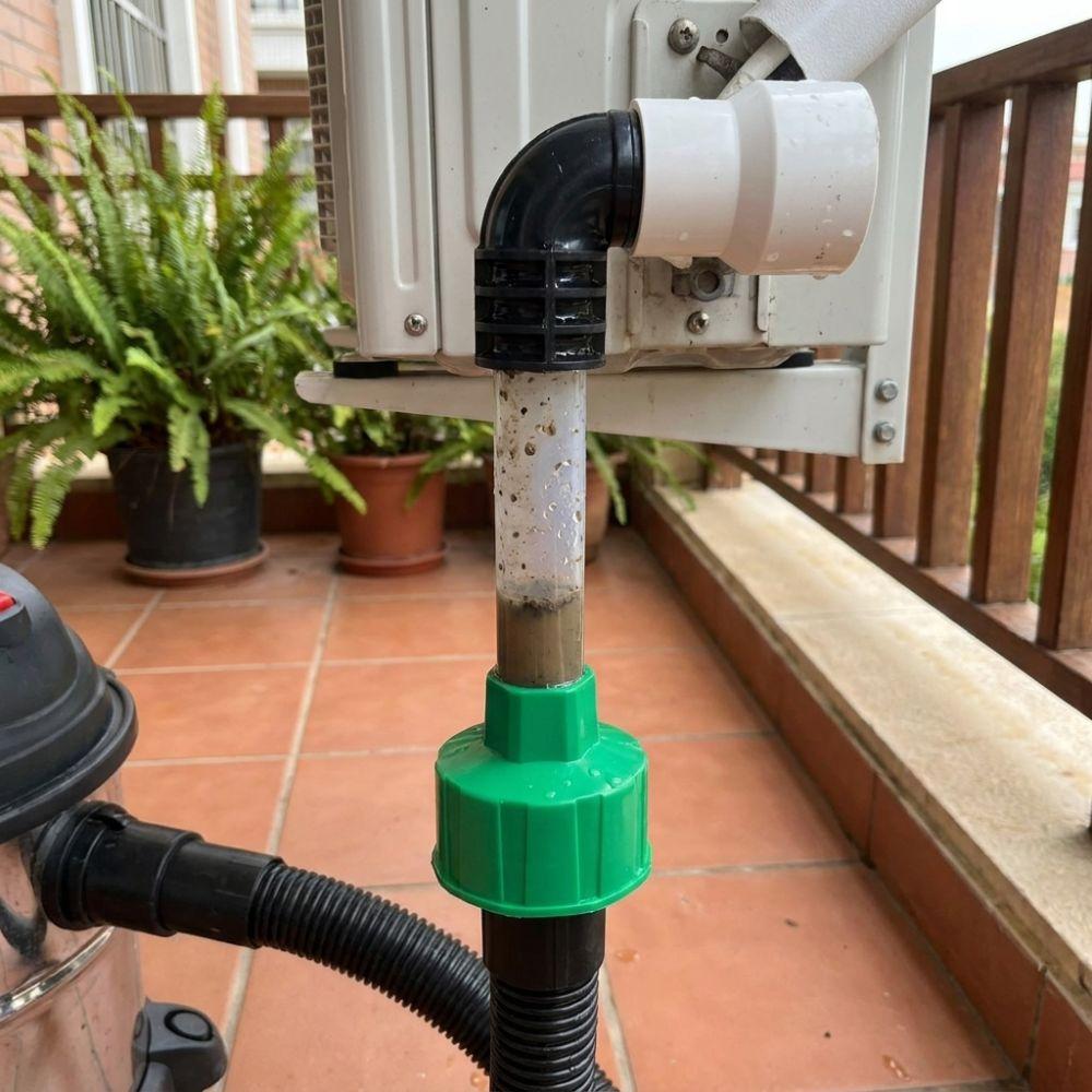 Clear Visible AC Condensate Drain Unclogger Plastic HVAC Pipe Cleaner Tool Air Conditioner