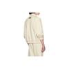 Fear of God Essentials Повседневная куртка с молнией и флисовой подкладкой FW22 Унисекс Куртки Яичная скорлупа FOG-FW21-333