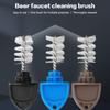 2 шт. 75*20*15 мм Колпачки для чистки и санитарной обработки крана для розлива пива, Щетка, Портативный колпачок-заглушка для пивного крана для инструментов для чистки крана домашнего бара