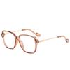 Big Frame Square Nearsighted Glasses For Women Fashion Student Photochromic Glasses With Diopters 0 -0.5 -0.75 To -6.0